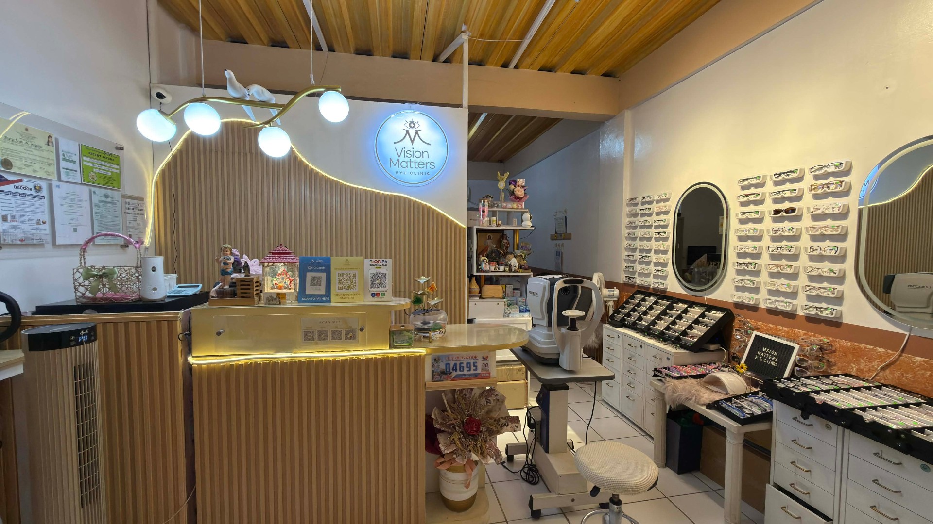Visionmatters Eye Clinic interior in Bacoor